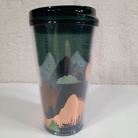 New Summer 2022 Starbucks Mountain Morning Cold Brew Tumbler - Picture 5 of 8